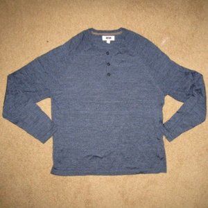 Joseph Abboud Blue Button Top Long Sleeve Size XXL